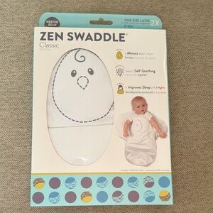 Nested Bean Zen Swaddle in White